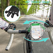 Load image into Gallery viewer, EAONE 2 Pack Bike Water Bottle Holder No Screws with 1 Pack Silicone Bike Phone Mount, 360 Degree Rotating, Bike Accessories Bike Cup Holder and Bike Phone Holder (Black)
