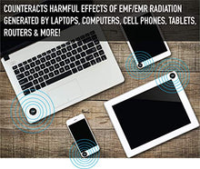 Load image into Gallery viewer, PWR Guard EMF Protection Cell Phone Radiation, Neutralizer Shield, 5G Protection Shield - Anti EMF for All Electronics, Laptops & Tablets. Protect Your Kids and Family with Radiation Blocker - 5 Pack