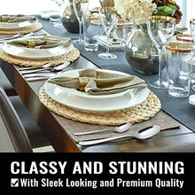 Load image into Gallery viewer, HIWARE 48-Piece Silverware Set with Steak Knives for 8, Stainless Steel Flatware Cutlery Set For Home Kitchen Restaurant Hotel, Kitchen Utensils Set, Mirror Polished, Dishwasher Safe