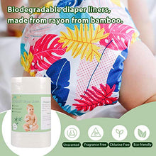 Load image into Gallery viewer, ALVABABY Disposable Flushable Liners for Cloth Diaper, Biodegradable Bamboo Cloth Diaper Liners, Compostable, Fragrance Free and Chlorine Free - 400 Sheets 4BBT02