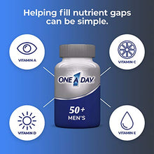 Load image into Gallery viewer, One A Day Men’s 50+ Multivitamins, Supplement with Vitamin A, Vitamin C, Vitamin D, Vitamin E and Zinc for Immune Health Support*, Calcium & more, 175 count