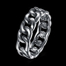 Load image into Gallery viewer, Classical Antique Silver Band Rings Jewelry Birthday Gifts Presents Design for Women Anniversary Gifts