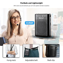 Load image into Gallery viewer, 20W Wireless Voice Amplifier for Teachers with Wireless Microphone Headset, Bietrun Portable Rechargeable(Work of 6 hrs)Loud Bluetooth PA Speaker with Wired Mic Headset for Teaching, Coach, Instructor