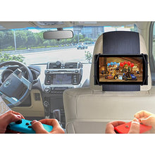 Load image into Gallery viewer, TFY Car Headrest Mount Silicon Holder for Game Machine Nintendo Switch and Other tablets