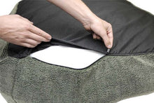 Load image into Gallery viewer, K&H Pet Products Cuddle Cube Pet Bed, Gray, Large/32" x 32"
