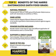 Load image into Gallery viewer, HARRIS Diatomaceous Earth Food Grade, 10lb with Powder Duster Included in The Bag
