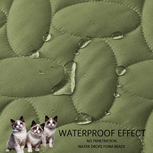Load image into Gallery viewer, Ameritex Pet Bed Cover Dog Bed Blanket for Sofa and Furniture Waterproof New Pattern Design (52x82 Inch, Green)