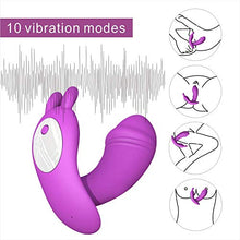 Load image into Gallery viewer, G-Spot Vibrator,Wearable G-Point Vibrator, Clitoral Stimulator Vibrator, Wireless Remote Control Rechargeable Vibrator, Massager with 10 Vibration Modes, Waterproof and Silent, Adult Sex Toy Vibrator