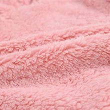 Load image into Gallery viewer, Baby Boy Girl Cute Ear Hoodie Cashmere Cardigan Coat Winter Thick Warm Plush Sweater Outerwear Kids Fleece Jacket (Pink, 18-24 Months)