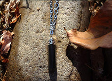 Load image into Gallery viewer, Natural Black Tourmaline Crystal Healing Necklace - for Root Chakra | Dispels Negative Energy. Guards Against Environmental Pollutants. Natural Stress Aid. Stimulates Optimism, Awareness, Happiness
