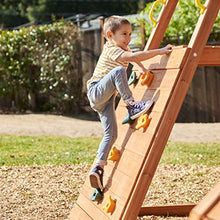 Load image into Gallery viewer, Little Tikes Real Wood Adventures Wildcat Falls Exclusive Wooden Outdoor Playset Playground with Slide, Swing Set and Climbing Wall for Kids Backyard Kids Activity, Amazon Exclusive