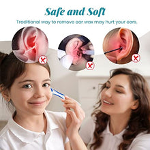 Load image into Gallery viewer, WAXIWAY Q-Grips Ear Wax Remover Kit | 3-in-1 Ear Cleaner + Silicone Ear Wax Removal Tool w/ 16 Replacement Ear Cleaner Spiral Tips | Reusable Q Grip Earwax Removal Kit Safe for Adults, Kids & Toddlers