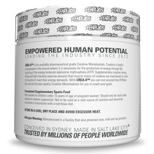 Load image into Gallery viewer, EHPlabs CREA-8 Creatine Monohydrate Powder - Creatine Powder for Building Lean Muscle Mass, Improves Strength & Power, Supports Brain Health - 100 Servings (500g)