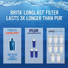 Load image into Gallery viewer, Brita Ultra Max with 1 Longlast Filter, Extra Large 18 Cup, Black & 35557 Replacement Filters for Pitchers and Dispensers, 6 Count