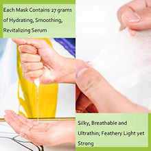 Load image into Gallery viewer, RITIO Hydrating Facial Mask Tencel Sheet Masks for SPA Treatment & Anti-Aging (Set of 6) Silky Tencel Lyocell Masks to Achieve Skin & Antioxidant Protection - Facial Mask for Women & Men