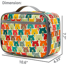 Load image into Gallery viewer, FlowFly Kids Lunch box Insulated Soft Bag Mini Cooler Back to School Thermal Meal Tote Kit for Girls, Boys, Heart