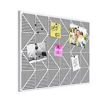 Load image into Gallery viewer, Umbra Trigon, Wall Mounted Bulletin Board, Magnetic Board, and Message Board, White