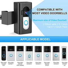 Load image into Gallery viewer, Anti-Theft Doorbell Mount Video Doorbell Door Mount for Apartment Door Compatible with Ring Video Doorbell 4/3/3 Plus/2/1/2020 2021 Pro Pro 2 No-Drill Mounting Bracket Holder for Blink