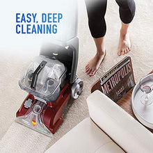 Load image into Gallery viewer, Hoover Power Scrub Deluxe Carpet Cleaner Machine, Upright Shampooer, FH50150, Red