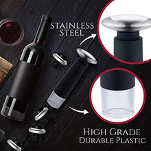 Load image into Gallery viewer, Fresh Pour - Wine Saver Pump Preserver with 4 Vacuum Wine Stoppers | Bottle Sealer for Keep Wine Fresh up to 7 days