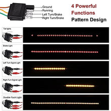 Load image into Gallery viewer, EMIHO Fishbone Tailgate Light Bar 60 Inch 528 LED Light Strip Brake Running Sequential Turn Signal Strip Strobe with 4-Pin Flat Connector for Truck Pickup Trailer SUV RV Van Jeep Car