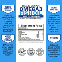 Load image into Gallery viewer, Fish Oil Omega 3 EPA & DHA 2250 mg - Burpless Lemon Flavor Triple Strength Supplement - Immune & Heart Support Fatty Acids Pills - Promotes Immunity, Joint, Eyes, Brain & Skin Health - Non GMO 90 Ct