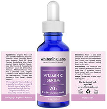 Load image into Gallery viewer, Vitamin C Serum for Face with Hyaluronic Acid Vitamin E 20 Percent. Facial Anti Aging Serum 1 FL OZ