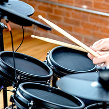 Load image into Gallery viewer, Alesis Drums Nitro Mesh Kit | Eight Piece All Mesh Electronic Drum Kit With Super Solid Aluminum Rack, 385 Sounds, 60 Play Along Tracks, Connection Cables, Drum Sticks & Drum Key Included