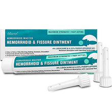 Load image into Gallery viewer, Ebanel Hemorrhoid Treatment Ointment, 1.6 Oz Lidocaine Anal Fissure Anesthetic Cream for Pain, Burning, Itching, Swelling, Bleeding with Phenylephrine, Hydrocortisone, Aloe, Chamomile, Vitamins