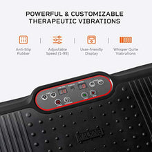 Load image into Gallery viewer, LifePro Vibration Plate Exercise Machine - Whole Body Workout Vibration Fitness Platform w/Loop Bands - Home Training Equipment for Weight Loss & Toning (Black)