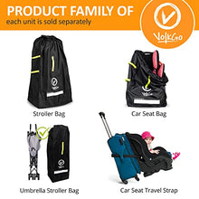 Load image into Gallery viewer, VolkGo Car Seat Travel Belt & Durable Car Seat Travel Bag - Ideal Travel Accessories for Air Travel & Saving Money - for Safe and Secure Car Seat - with E-Book