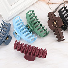 Load image into Gallery viewer, 12 Pack Large Hair Claw Clips for Woman, Matte Banana Clips,Strong Hold jaw clip,Hair Clamps for Thin Thick Hair,christmas gifts for women