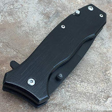Load image into Gallery viewer, 8" Folding Knife with Belt Cutter, Bottle Opener. Pocket Knife