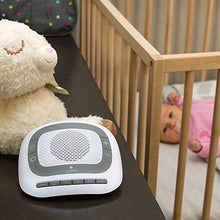 Load image into Gallery viewer, White Noise Machine for Babies | 6 Soothing Lullabies for Newborns, Sound Therapy for Travel, Relaxing, Kids, Newborns, Toddlers | Baby Songs, Adjustable Volume, Auto-off Timer | MyBaby SoundSpa