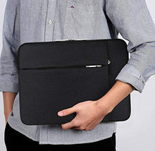 Load image into Gallery viewer, Lacdo 14 Inch Laptop Sleeve Computer Case Portable Bag for Dell Inspiron 14 5481 / HP Stream 14" / Acer Spin 3 / ASUS L402YA / HP Acer Chromebook 14, S330 / Flex 14 Notebook, Water-Resistant, Black
