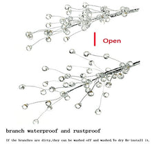 Load image into Gallery viewer, GDNS Chandeliers Firework LED Light Stainless Steel Crystal Pendant Lighting Ceiling Light Fixtures Chandeliers Lighting,Dia 23.5 inch