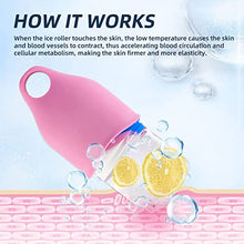 Load image into Gallery viewer, Ice face roller, Ice roller for Face Eyes and Neck, Pelctfcr Silicone Ice Face Roller Skin Care Mold, Brighten Skin & Enhance Your Natural Glow, Remove Fine Lines,Shrink Pores, Reusable Facial Treatment