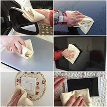 Load image into Gallery viewer, Autocare Natural Chamois Vehicle Cleaning Accessories,Leather Chamois Cloth Natural Shammy Drying Towel Dryer for Car Wash Care,Super Absorbent,2 Available Sizes(18x30inch&24x35inch,2 Pack)