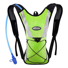 Load image into Gallery viewer, KUYOU Hydration Pack with 2L Hydration Bladder Water Rucksack Backpack Bladder Bag Cycling Bicycle Bike/Hiking Climbing Pouch (Green)