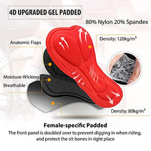 Load image into Gallery viewer, BALEAF Women's Cycling Pants 4D Padded Bike Pants Compression Leggings Warm Biking Tights Bicycle Biker Riding Pockets Black S
