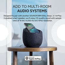 Load image into Gallery viewer, Belkin SoundForm Elite Hi-Fi Smart Speaker + Wireless Charger (Alexa Voice-Controlled Bluetooth Speaker) Sound Technology by Devialet (Black)