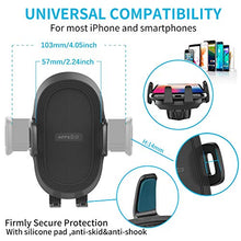 Load image into Gallery viewer, Suction Cup Phone Holder for Windshield/Dashboard/Window, Universal Dashboard & Windshield Sturdy Suction Cup Car Phone Mount with Strong Sticky Gel Pad,Compatible W/ iPhone, Samsung &Other Smartphone