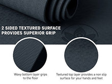 Load image into Gallery viewer, Clever Yoga Mat Exercise Mats and Workout Mats For Home Gym Studio Foam Mat Non Slip (Gray)