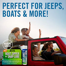 Load image into Gallery viewer, Zipper Lubricant and Zip Wax Marine Grade Lube Stick Apply with Ease Boat, Canvas, Bimini Snap, Coolers, Wetsuit and Drysuit | No Oil Mess