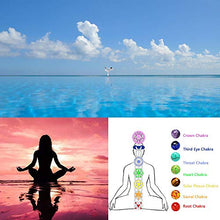 Load image into Gallery viewer, Reizteko Men Women 8mm Lava Rock 7 Chakra Diffuser Bracelet Elastic Natural Stone Yoga Beads Bracelet Bangle (Amethyst Beads)