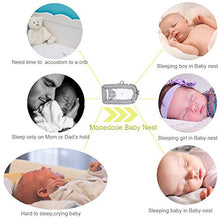 Load image into Gallery viewer, Mooedcoe Baby Nest,Baby Lounger Newborn Baby Cribs Bassinet Co Sleep Breathable & Hypoallergenic Portable Bed 100% Cotton Soft Mattress Bonus with Head Pillow (for 0-28months)