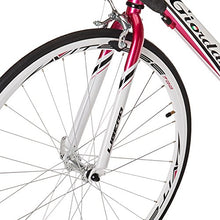 Load image into Gallery viewer, Giordano Women's Libero 1.6 Road Bike, Medium, White/Pink