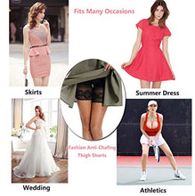 Load image into Gallery viewer, Slip Shorts for Under Dresses Women Elastic Anti Chafing Thigh Bands Underwear Lace Panty Beige