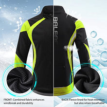 Load image into Gallery viewer, BALEAF Men's Winter Cycling Jackets Cold Weather Bike Pants Thermal Windproof Motorcycle Clothing Set Mountain Biking Yellow M