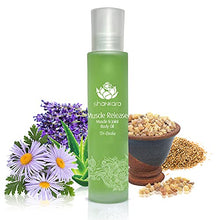 Load image into Gallery viewer, Muscle Release Body Massage Oil for Sensual Massage Therapy - Muscle Release Pain Relief Essential Face Oils - Includes Arnica, Boswellia & Sweet Birch (100 ml)